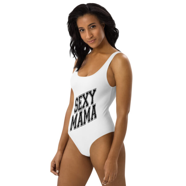 Sexy Mama One-Piece Swimsuit - Chlorine-Resistant, Flattering Fit, Scoop Neckline - Image 11