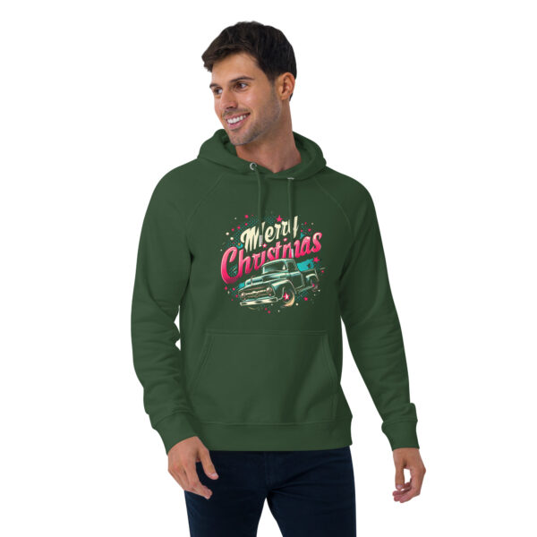 Merry Christmas Unisex Eco Raglan Hoodie | Organic Cotton Blend | Stylish & Comfortable - Image 34