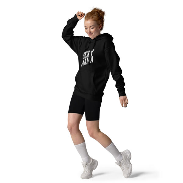 Sexy Mama One-Piece Hoodie - Classic Cotton-Blend Streetwear with Cozy Hood and Pouch Pocket - Image 3