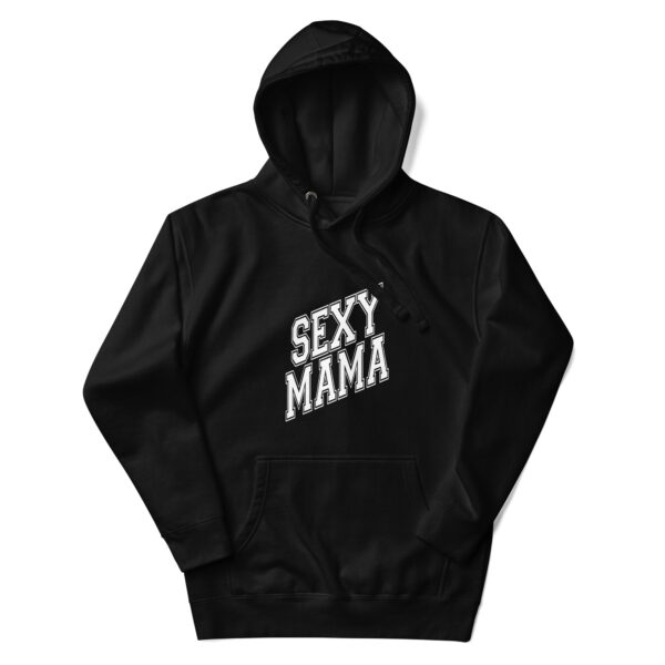 Sexy Mama One-Piece Hoodie - Classic Cotton-Blend Streetwear with Cozy Hood and Pouch Pocket - Image 4