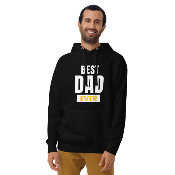 Best Dad Ever Hoodie - 100% Cotton, Classic Streetwear, Warm & Cozy