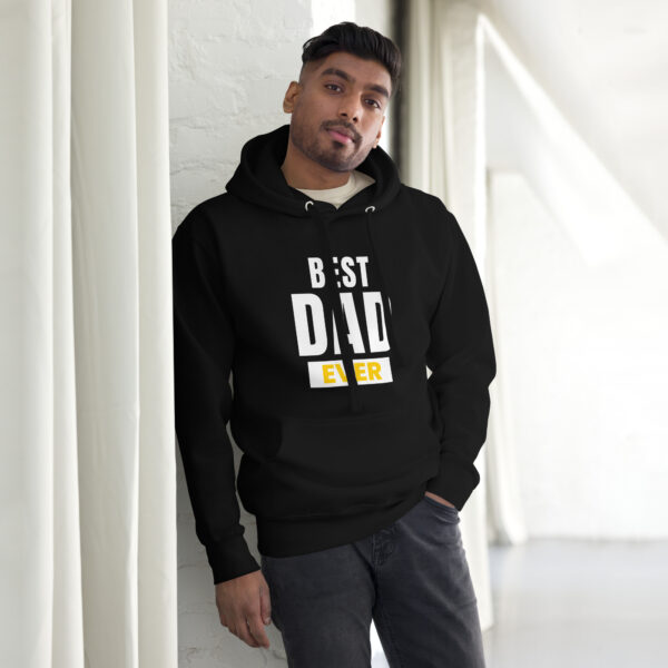 Best Dad Ever Hoodie - 100% Cotton, Classic Streetwear, Warm & Cozy - Image 5