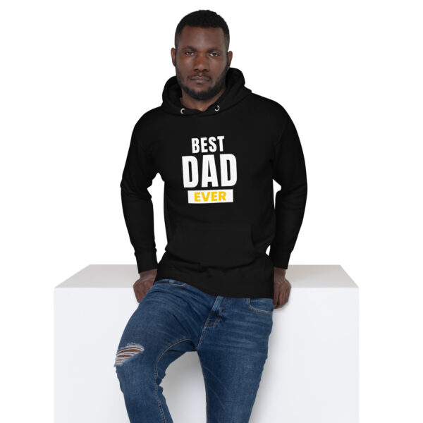 Best Dad Ever Hoodie - 100% Cotton, Classic Streetwear, Warm & Cozy - Image 8