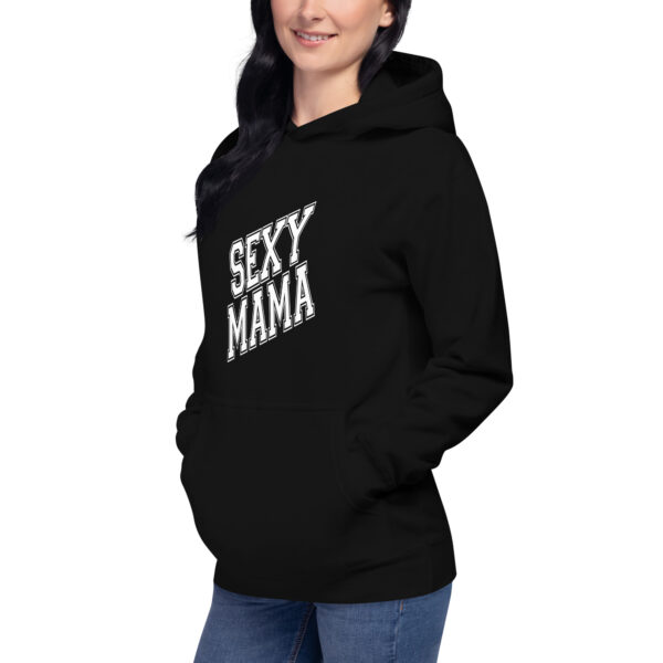 Sexy Mama One-Piece Hoodie - Classic Cotton-Blend Streetwear with Cozy Hood and Pouch Pocket - Image 8