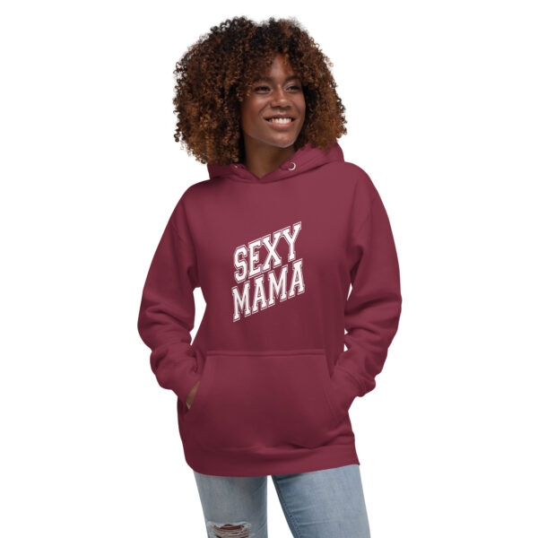 Sexy Mama One-Piece Hoodie - Classic Cotton-Blend Streetwear with Cozy Hood and Pouch Pocket - Image 85