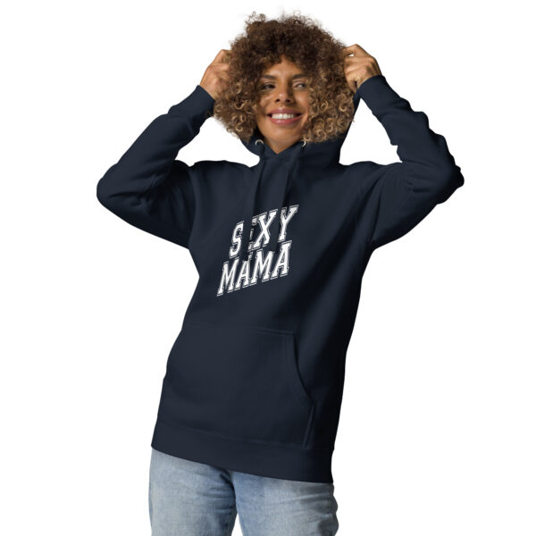 Sexy Mama One-Piece Hoodie - Classic Cotton-Blend Streetwear with Cozy Hood and Pouch Pocket - Image 9