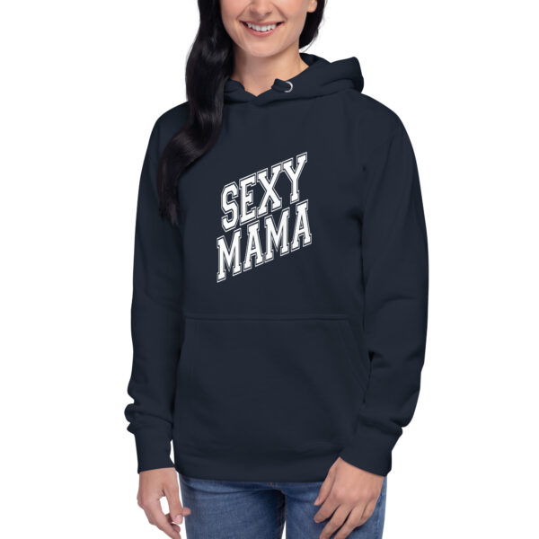 Sexy Mama One-Piece Hoodie - Classic Cotton-Blend Streetwear with Cozy Hood and Pouch Pocket - Image 12