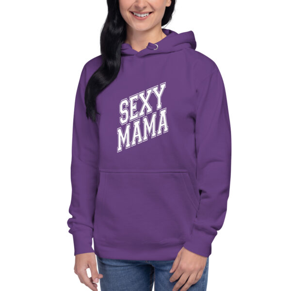 Sexy Mama One-Piece Hoodie - Classic Cotton-Blend Streetwear with Cozy Hood and Pouch Pocket - Image 41