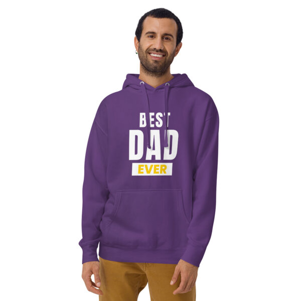 Best Dad Ever Hoodie - 100% Cotton, Classic Streetwear, Warm & Cozy - Image 98