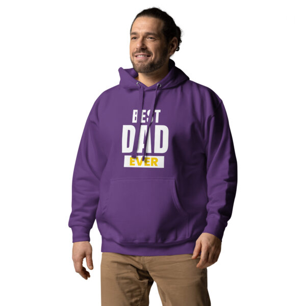 Best Dad Ever Hoodie - 100% Cotton, Classic Streetwear, Warm & Cozy - Image 40