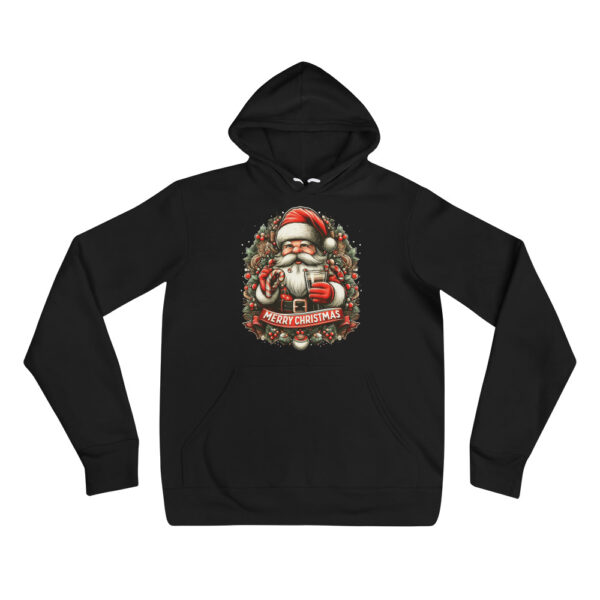 Merry Christmas - Vintage Santa Boyfriend and Girlfriend Hoodie - Image 32