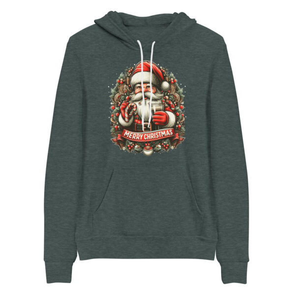 Merry Christmas - Vintage Santa Boyfriend and Girlfriend Hoodie - Image 31