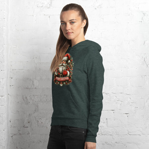 Merry Christmas - Vintage Santa Boyfriend and Girlfriend Hoodie - Image 26