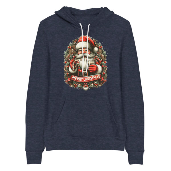 Merry Christmas - Vintage Santa Boyfriend and Girlfriend Hoodie - Image 29