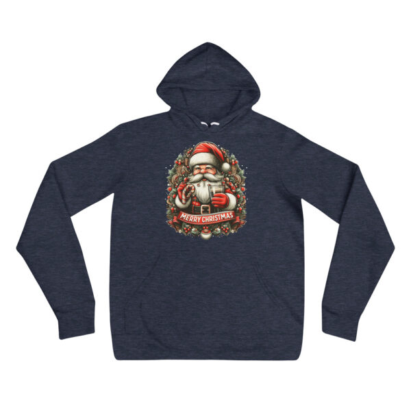 Merry Christmas - Vintage Santa Boyfriend and Girlfriend Hoodie - Image 33