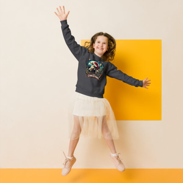 Merry Christmas Unicorn Kids Crewneck | Soft Fleece Unisex Sweatshirt | OEKO-TEX Certified - Image 32