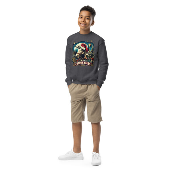 Merry Christmas Unicorn Kids Crewneck | Soft Fleece Unisex Sweatshirt | OEKO-TEX Certified - Image 35