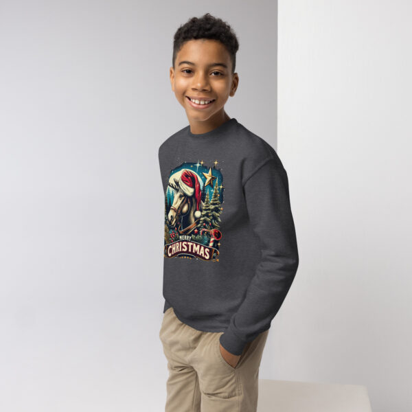 Merry Christmas Unicorn Kids Crewneck | Soft Fleece Unisex Sweatshirt | OEKO-TEX Certified - Image 34