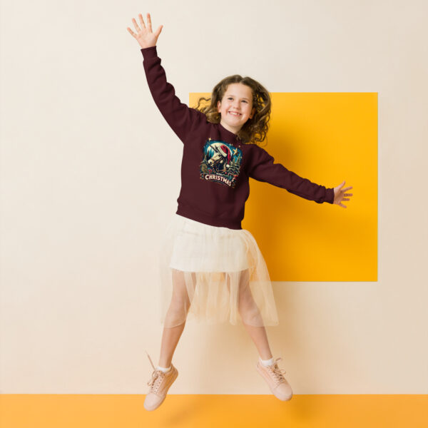 Merry Christmas Unicorn Kids Crewneck | Soft Fleece Unisex Sweatshirt | OEKO-TEX Certified - Image 17