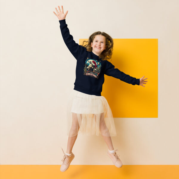 Merry Christmas Unicorn Kids Crewneck | Soft Fleece Unisex Sweatshirt | OEKO-TEX Certified - Image 13