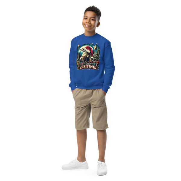Merry Christmas Unicorn Kids Crewneck | Soft Fleece Unisex Sweatshirt | OEKO-TEX Certified - Image 40